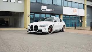 BMW M3 G80 Gets Porsche Gold MW4 wheels #motech #mw4