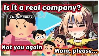 Gigimama is paranoid about Hololive and audibly lets her inside thoughts out [Hololive EN]