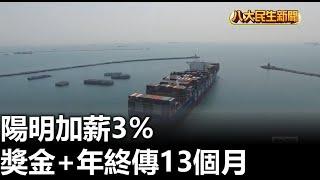 陽明加薪3％ 獎金+年終傳13個月 |【民生八方事】| 2024112003 @gtvnews27