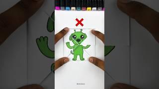 Gog The Green Alien Dog Paper Folding Puzzle Challenge  #shorts #challenge #gogthealiendog