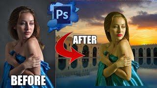 Background Removal and Replacement in Photoshop Made Easy || The Edit Room