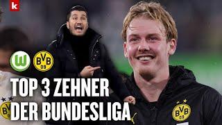 Nuri Sahin hebt Brandt auf Podest mit Musiala und Wirtz: "Top 3 der Position" | BVB - Wolfsburg 3:1