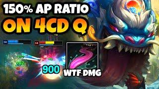 AP TAHM MID is INSANE. 150% AP RATIO on Q is MORE than MOST ULTS IN THE GAME.