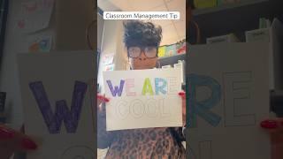 Classroom Management Tip | One Fab Teacher