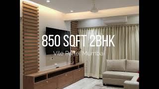 Cozy 2BHK Interiors at Vile Parle by Luxerior, Mumbai