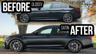 Gloss to Satin - BMW M5 XPEL STEALTH PPF Transformation