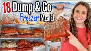 SLOW COOKER FREEZER MEALS | TASTY Crockpot Freezer Meal Prep Recipes Made EASY! | Julia Pacheco