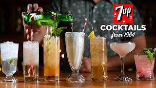 7 Vintage 7UP Cocktails from 1964