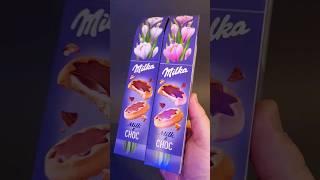 Шоколадное печенье от Milka #asmr #sweets #milka