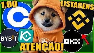  DOG GO TO THE MOON URGENTE! LISTAGEM NA BINANCE, COINBASE e OKX - CRIPTOMOEDA VAI VALORIZAR MUITO!