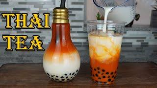 【泰茶】奶茶店配方    鲜茶 鲜奶    - How to Make Iced Thai Tea at Home