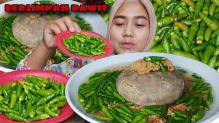 100 RAWIT‼️BAKSO BENING 100 RAWIT LAGI + KULIT AYAM KRISPY||asmr mukbang indonesia|| #asmr #mukbang