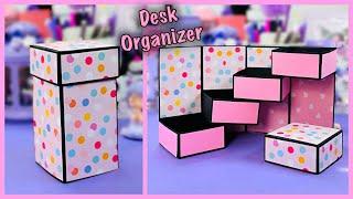 DIY DESK ORGANIZER - BOX TOWER - PAPER CRAFTS