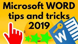 Microsoft word tips and tricks 2019