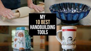 My 10 BEST Handbuilding Tools and How I Use Them to Make These Pieces!