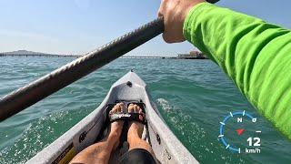 First paddle with the Epic V5 surfski