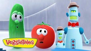 VeggieTales | Don't be Scared of the Future! | The Veggies Meet Robots