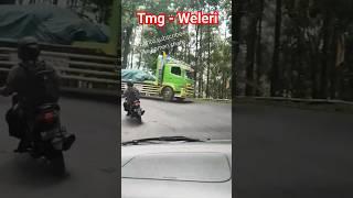 jalur Temanggung Weleri via Sukorejo Kendal #shorts #truck #trip