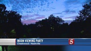 Moon Viewing Event Held At Cheekwood Botanical Garden