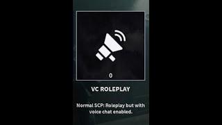 SCP: ROLEPLAY VC MODE LIVE ROBLOX