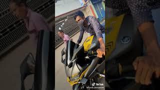 Riding Yamaha R15 V3 BS6||#R15lovers#R15status#short