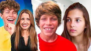 Reacting To Our Old YouTube Videos | Ben Azelart & Lexi Rivera