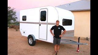 How to Build a DIY Travel Trailer - Insulation, Windows/Door, Aluminum Trim (Part 3)