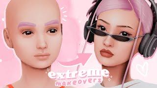 EXTREME random townie makeovers  the sims 4: create a sim