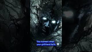 The Night Seer, a dark being made of black, shadowy energy. #mystery #scary #kikunst #ai #ghost