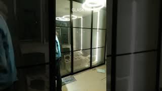 Установка межкомнатной перегородки с использованием технологии Smart Glass