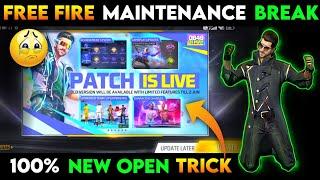 Free Fire Maintenance Break Today | Free Fire Maintenance Break | Ob40 Update Free Fire