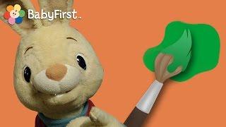 Green | Learning Colors | Harry the Bunny | BabyFirstTV
