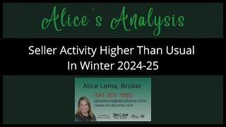 Seller Activity Higher Than Usual In Winter 2024-25