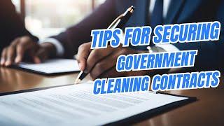 Top Tips for Securing Government Cleaning Contracts | USA Cleaning Service Success Guide !! #Topeba