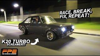 MONSTER K20 TURBO Mk2 Escort is back out to play!!!.. BUT for how long???