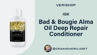 IGK Bad & Bougie Alma Oil Deep Repair Conditioner Review