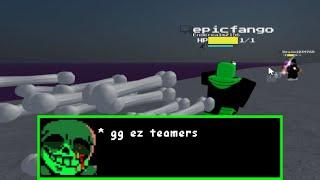 Green Sans Kills Teamers | UTPR Roblox