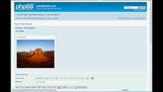 How to upload an attachment in PHPBB