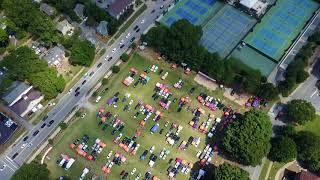 Drone Over Clemson University for Clemson vs Auburn 2017