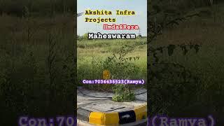Akshita Golden Breeze phase4#phase5#90acres#open plots#rera#hmda