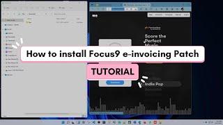 How to install Focus9 e-in￼voicing KSA client PC Patch