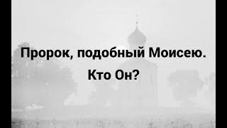 Пророк, подобный Моисею. Кто Он?