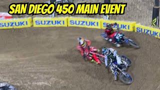 San Diego SX 450 Main Event | What A Race!