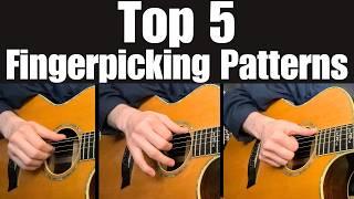 Essential Fingerpicking Patterns from beginner to advanced- Guitar lesson with a guitar teacher