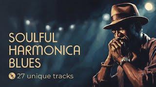 Soulful harmonica blues. Mainly acoustic guitar and harmonica