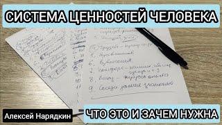 Система ценностей человека | Алексей Нарядкин #нарядкин #осознанность #саморазвитие