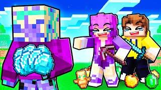 I Pretended to be a NOOB in Minecraft, Then revealed my Diamonds!