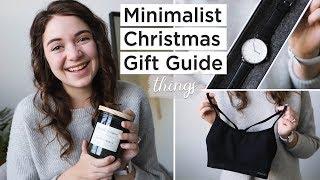 MINIMALIST CHRISTMAS GIFT GUIDE | meaningful gifts for minimalists | pt. 1