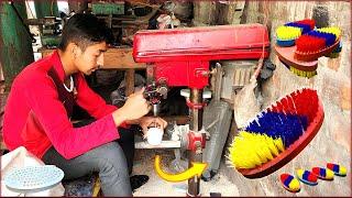 Cloth Cleaning Brush Making  || Giant Cloth Washing Brush || Cloth Wash Brush || 