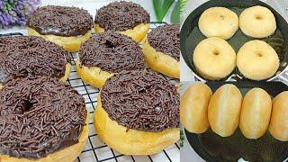 CARA CEPAT & MUDAH MEMBUAT DONAT EMPUK TANPA TELUR, COCOK BUAT JUALAN DONAT